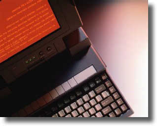 Iconographic laptop image