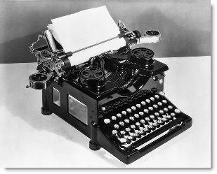Typewriter: "Printing" before computers